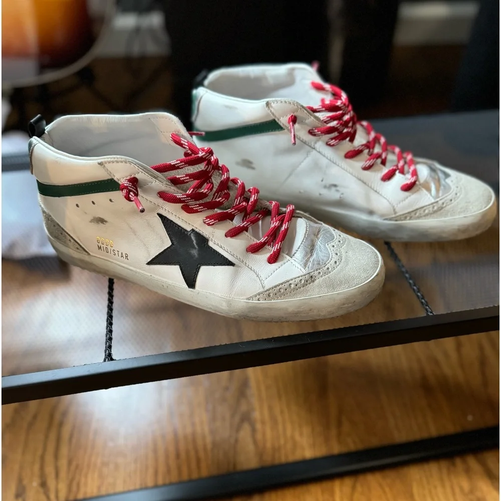 Golden Goose Men’s Mid Star, Size 43 (worn once) - Picture 1 of 5
